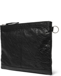 Balenciaga Medium Creased Leather Pouch
