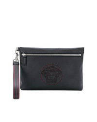 Versace Perforated Medusa Clutch