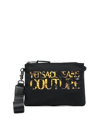 VERSACE JEANS COUTURE Rubberised Logo Clutch Bag