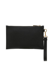 Versace Small Tumbled Leather Pouch