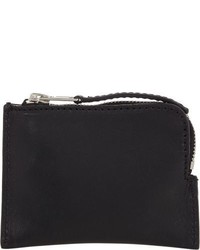 Rick Owens Small Zip Pouch Black