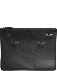 Givenchy Star Embossed Zip Pouch