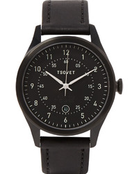 Tsovet Svt Rm40 Stainless Steel And Leather Watch