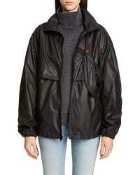 Alexander Wang Chynatown Faux Leather Track Jacket