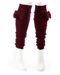 Charlotte Russe Knit Bow Leg Warmers