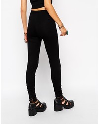 Asos Collection Legging With Lace Hem