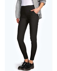 Boohoo Rea Pull On Stretch Jeggings