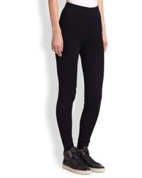 Saks Fifth Avenue Collection Cashmere Ribbed Leggings