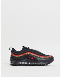 Nike Black And Leopard Print Air Max 97 Trainers