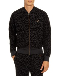 Fred Perry Flock Leopard Track Jacket