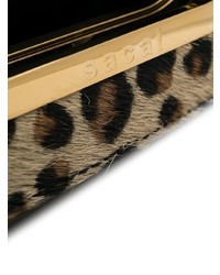Sacai Leopard Print Shoulder Bag