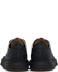 Miharayasuhiro Black Peterson Leopard Sneakers