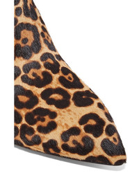 Marc Jacobs Kim Leopard Print Calf Hair Chelsea Boots Leopard Print