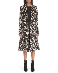 Altuzarra Driss Leopard Print Wool Blend Coat