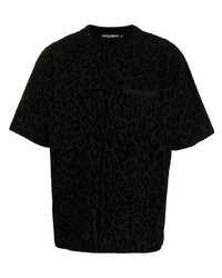 Dolce & Gabbana Leopard Print Cotton T Shirt