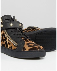 Juicy Couture Leopard High Top Sneakers