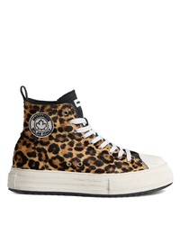 DSQUARED2 Leopard Print High Top Sneakers