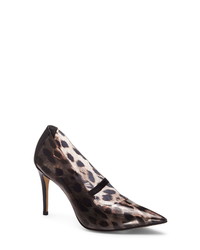 Vince Camuto Anessta Leopard Print Clear Pointy Toe Pump