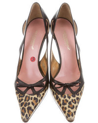Dolce & Gabbana Leopard Print Pointed Toe Pumps