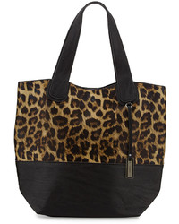 Urban Originals Coogee Leopard Print Tote Bag Blackleopard