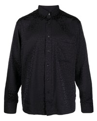 Tom Ford Leopard Print Button Up Shirt