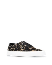 Saint Laurent Venice Leopard Print Sneakers