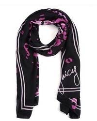 Juicy Couture Leopard Animal Graphic Scarf