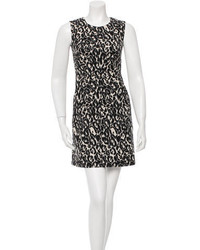 Milly Leopard Patterned Sheath Dress