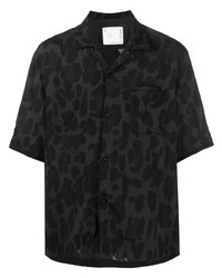 Sacai Leopard Print Short Sleeve Shirt