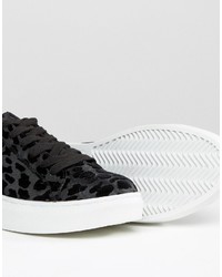 Blink Leopard Flock Sneakers