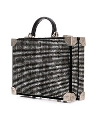 Philipp Plein Maculate Crystal Embellished Box Bag