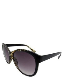 Cat Eye Cateye Leopard Sunglasses Blackbrown