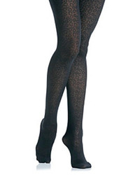 Pretty Polly Black Curves Plus Size Animal Tights