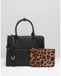 Oasis Tote Bag With Detachable Leopard Purse
