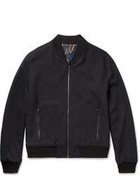 Wooyoungmi Reversible Stretch Wool Bomber Jacket