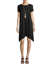 Eileen Fisher Short Sleeve Jersey Dress