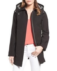 Vince Camuto Hooded Fly Front Stadium Jacket
