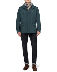 Loro Piana Traveller Cashmere Lined Storm System Shell Jacket