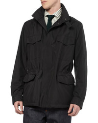 Loro Piana Traveller Cashmere Lined Storm System Shell Jacket