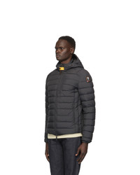 Parajumpers Black Down Last Minute Lightweight Jacket