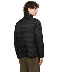 TAION Black High Neck Quilted Down Jacket