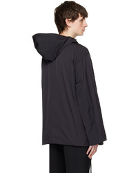 Auralee Black Hooded Jacket