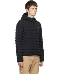 Lacoste Black Insulated Packable Coat