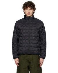 TAION Black Quilted Down Jacket