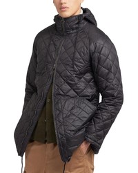 Barbour Diamond Quilted Hooded Hunting Jacket