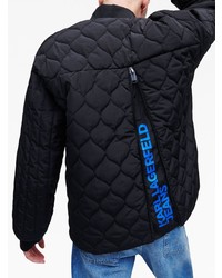 KARL LAGERFELD JEANS Logo Tape Quilted Lightweight Jacket