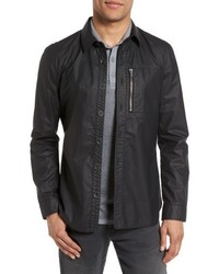 Black Lightweight Shirt Jacket