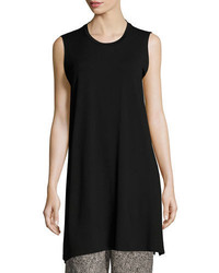 Eileen Fisher Sleeveless Long Lightweight Jersey Tunic