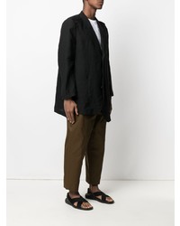 Yohji Yamamoto Asymmetrical Single Breasted Blazer