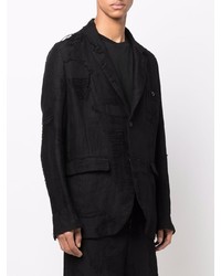 Uma Wang Janus Distressed Effect Blazer Jacket